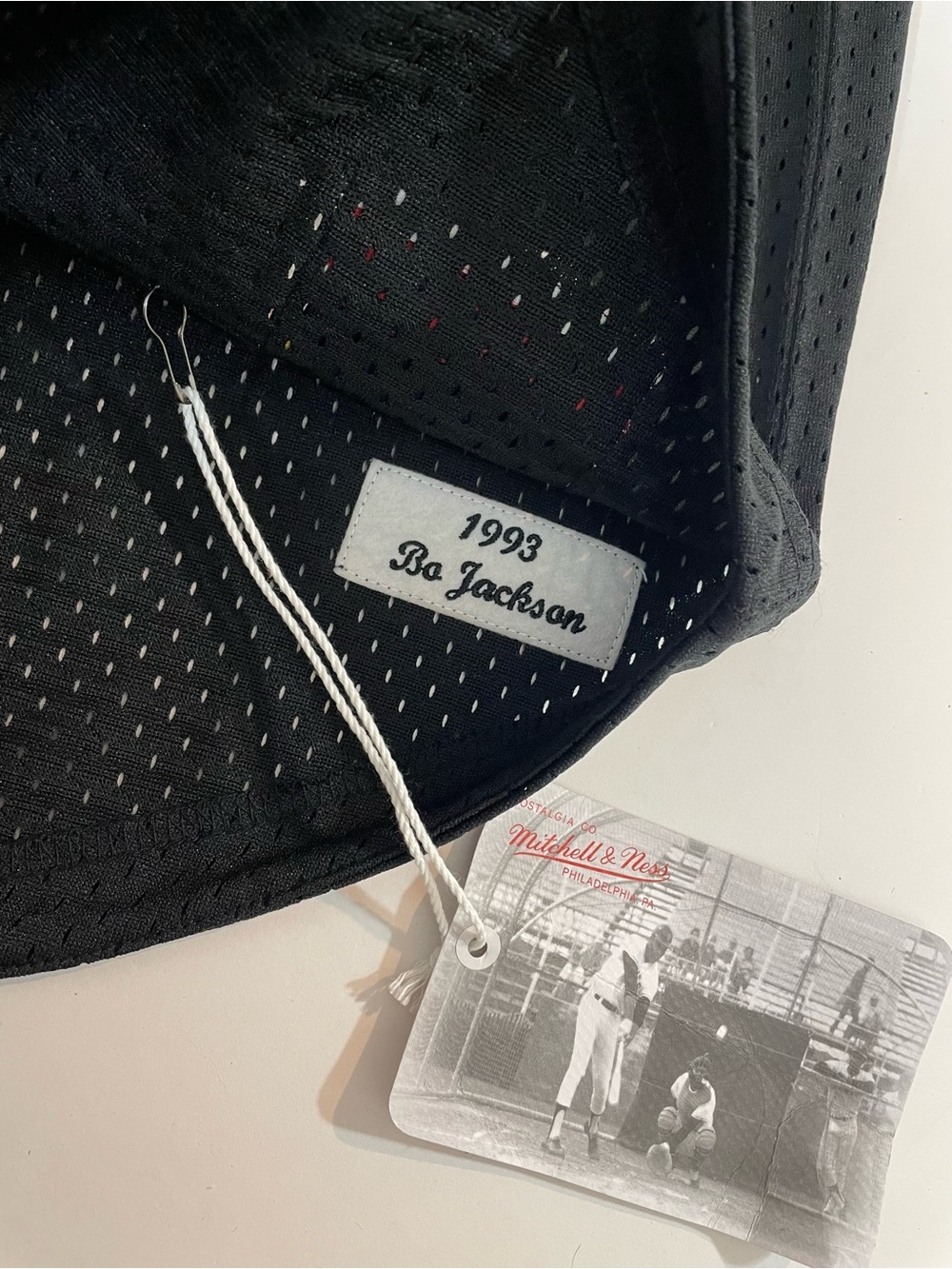Mitchell & Ness Chicago White Sox Mesh Batting Practice Jersey Bo Jackson 1993 - Picture 5 of 10